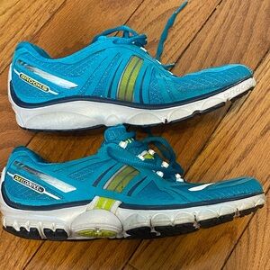 Women's Brooks‎ Pure Cadence Teal Green Black Running Shoes Size 7 1201341B763